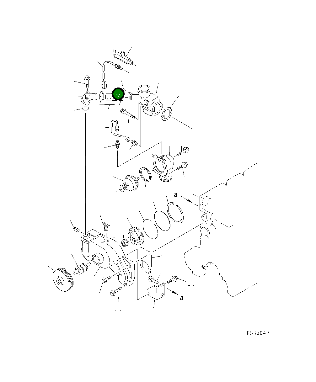 Шланг 09483-47008 Komatsu