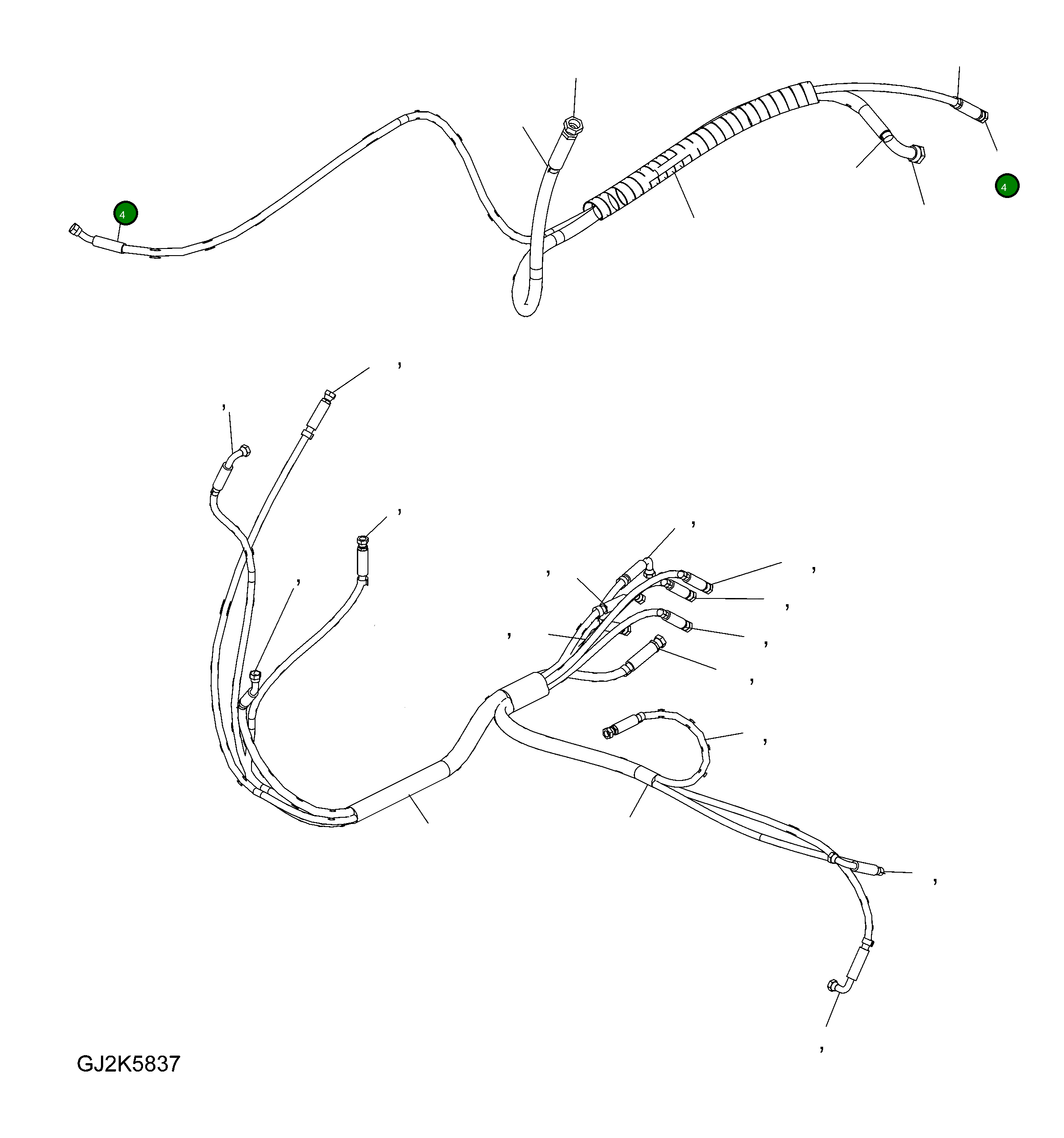 Шланг 02764-00325 Komatsu