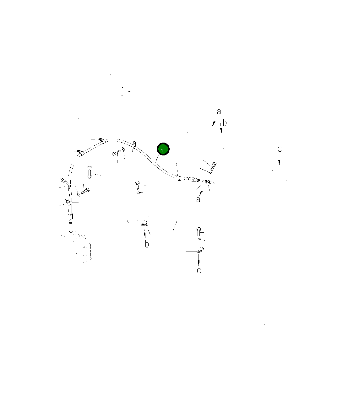 Шланг 208-01-22952 Komatsu