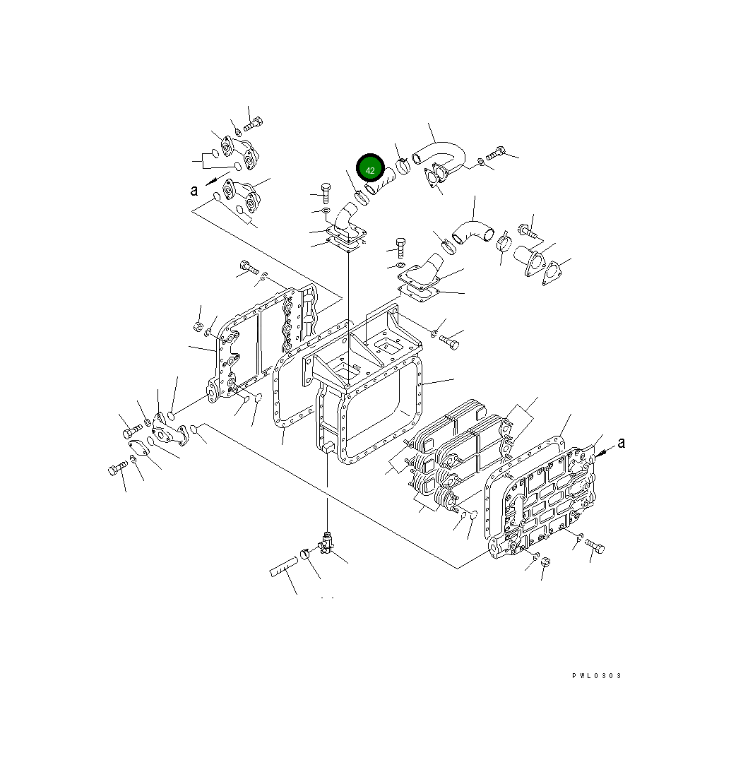 Шланг 196-03-32530 Komatsu