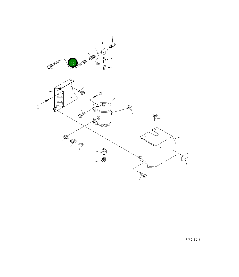 Шланг 09288-20005 Komatsu