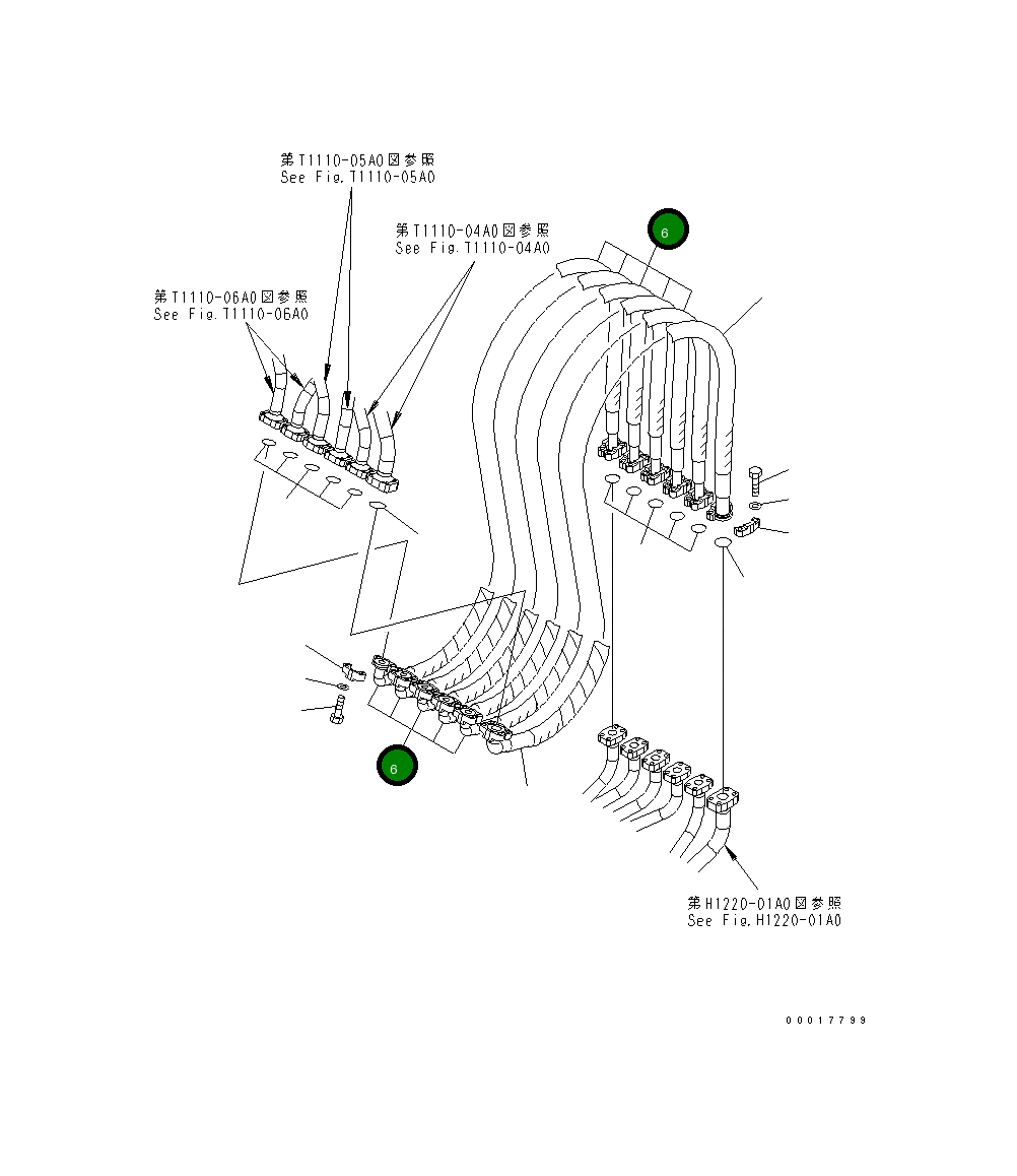 Шланг 20K-62-36350 Komatsu