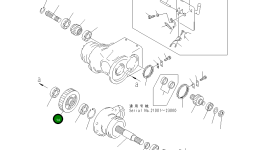 Шестерня 234-22-32132 Komatsu
