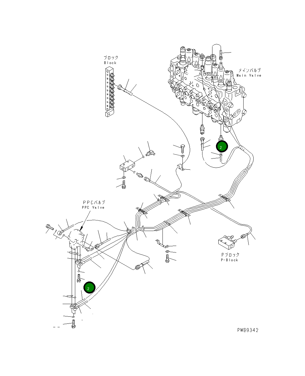 Шланг 20Y-62-K4930 Komatsu