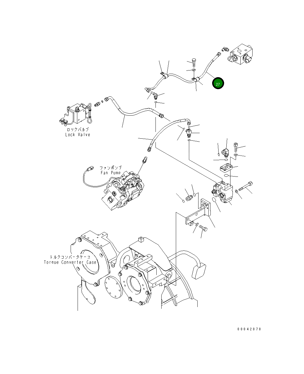 Шланг 02763-00209 Komatsu