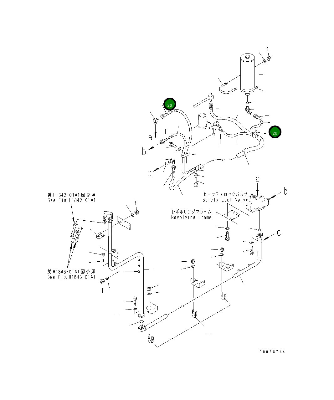 Шланг 07621-10321 Komatsu