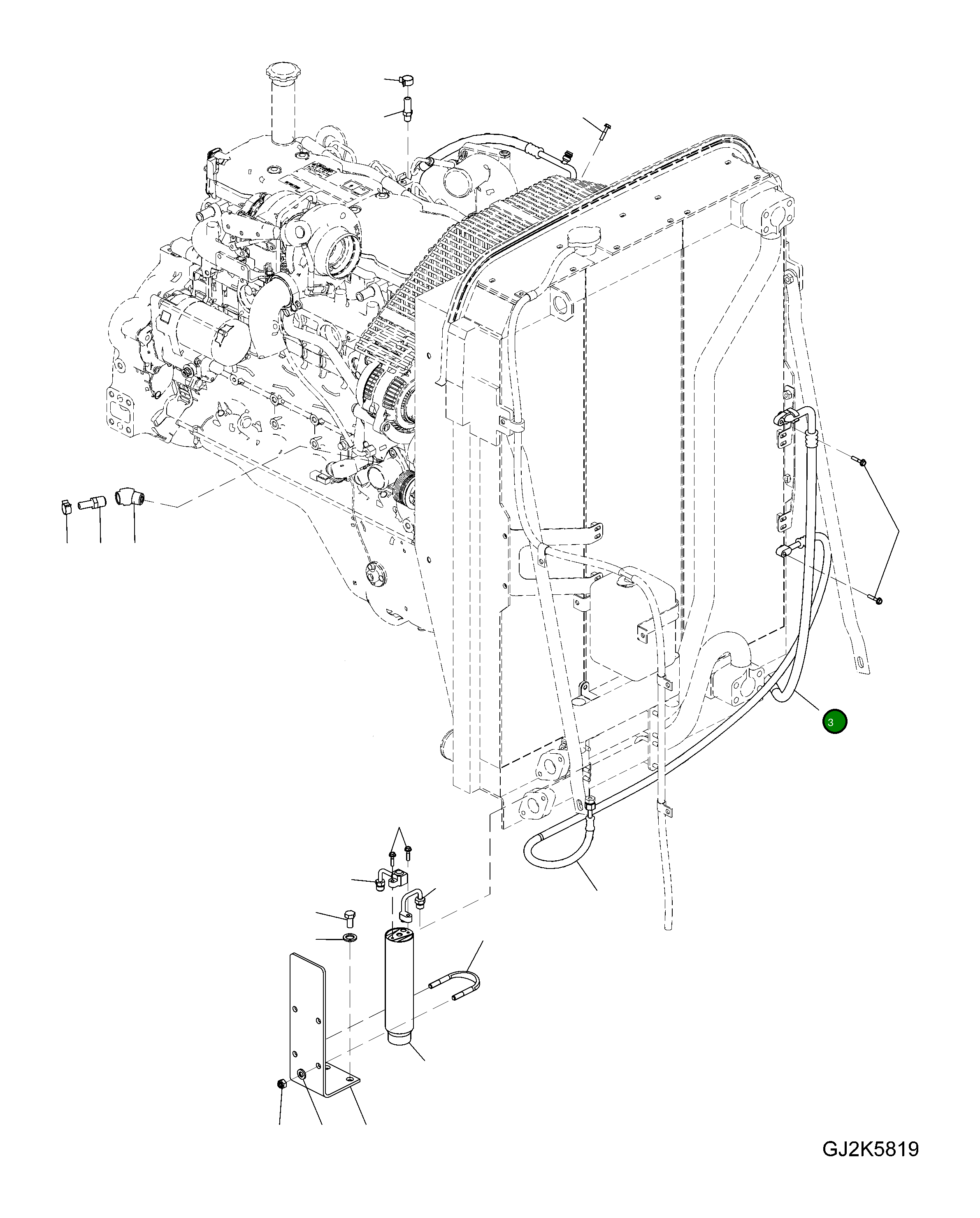 Шланг 20K-979-3470 Komatsu