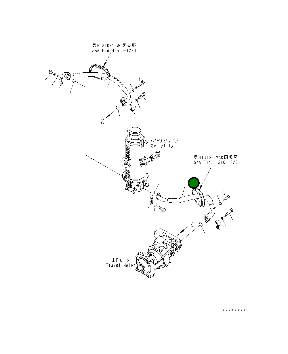 Шланг 20K-62-31932 Komatsu