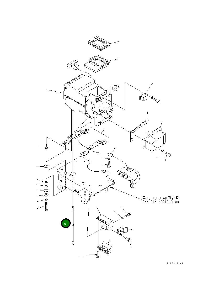 Шланг 11Y-979-4840 Komatsu