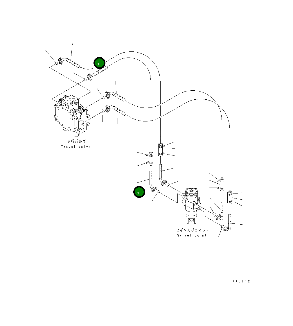 Шланг 14S-62-11750 Komatsu