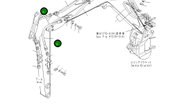Шланг 07086-20410 Komatsu
