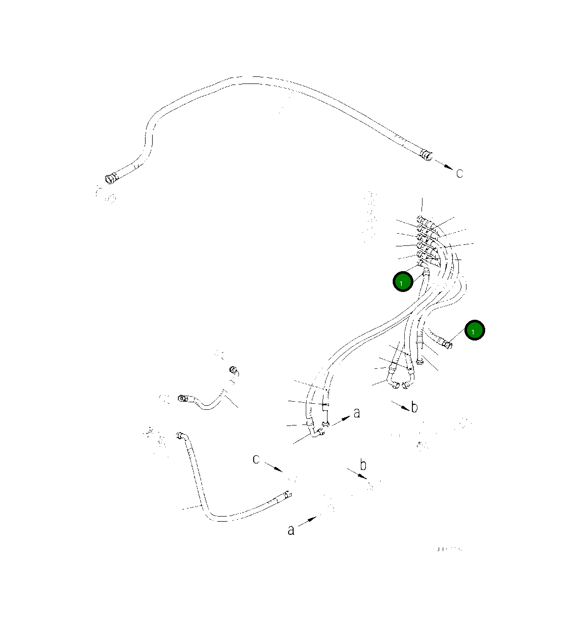 Шланг 208-62-22220 Komatsu