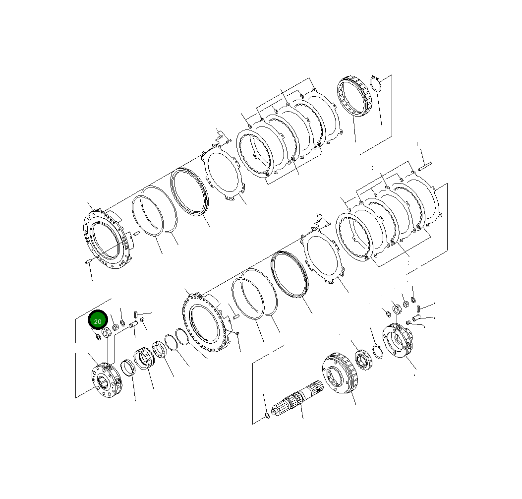 Шестерня 426-15-42431 Komatsu