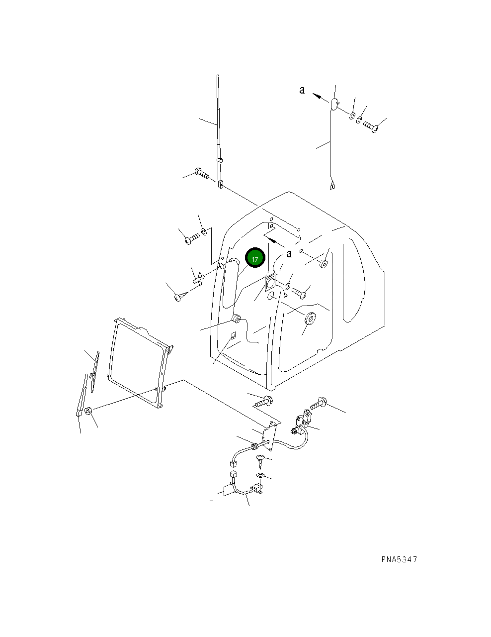Шланг 17M-911-2670 Komatsu