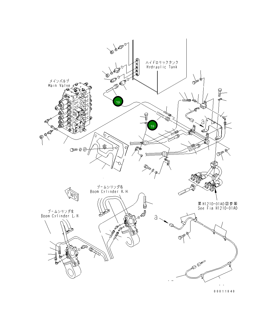 Шланг 07623-005A6 Komatsu