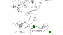 Шланг 07185-00329 Komatsu