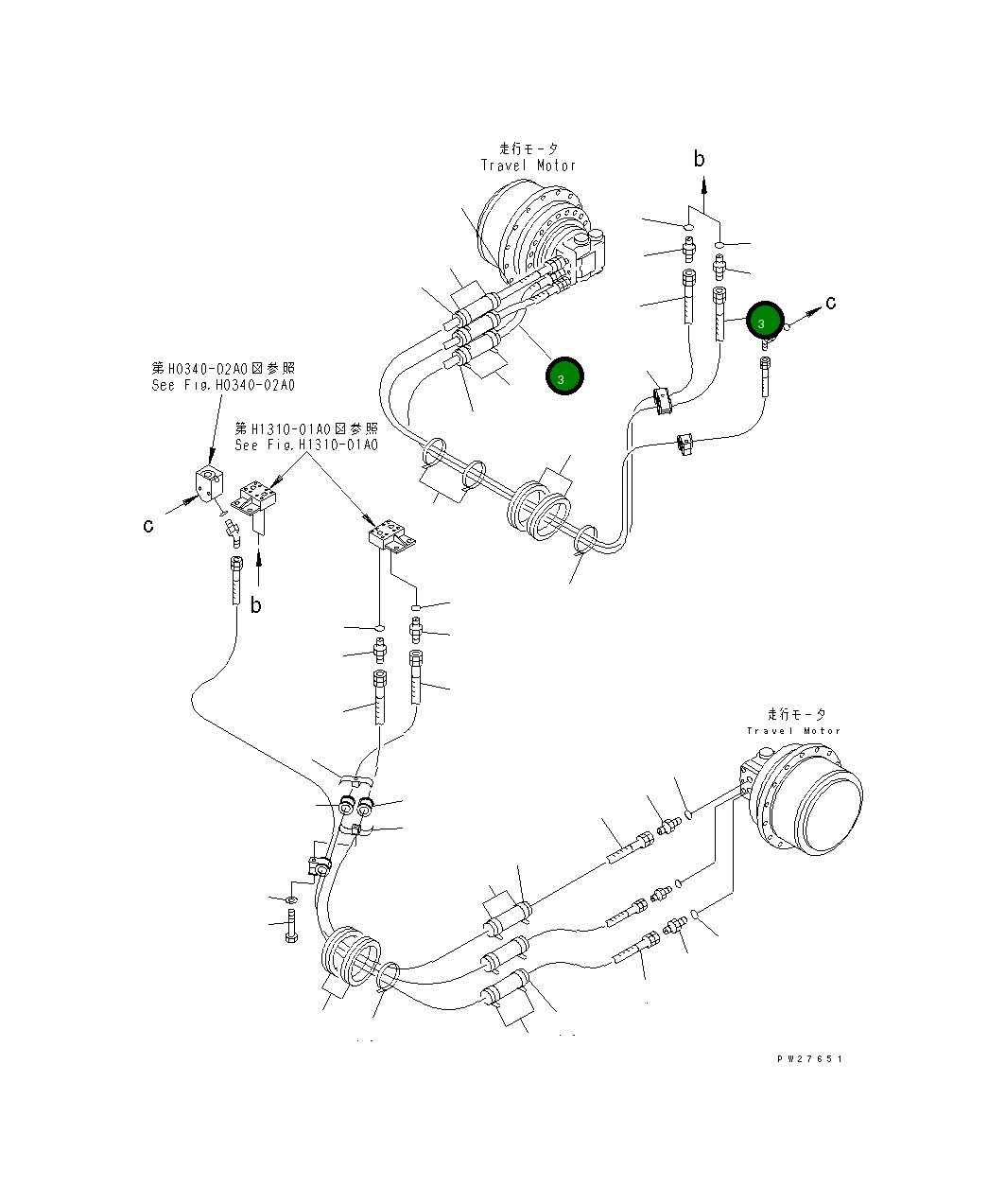 Шланг 07096-00520 Komatsu