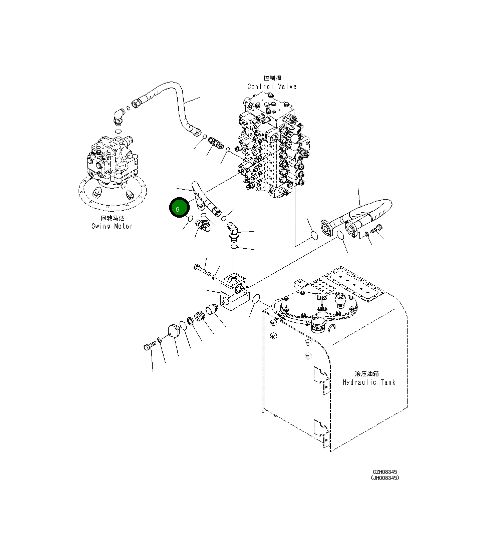 Шланг 207-62-74681 Komatsu