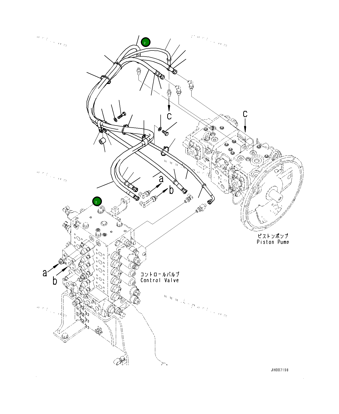 Шланг 20Y6253661 Komatsu