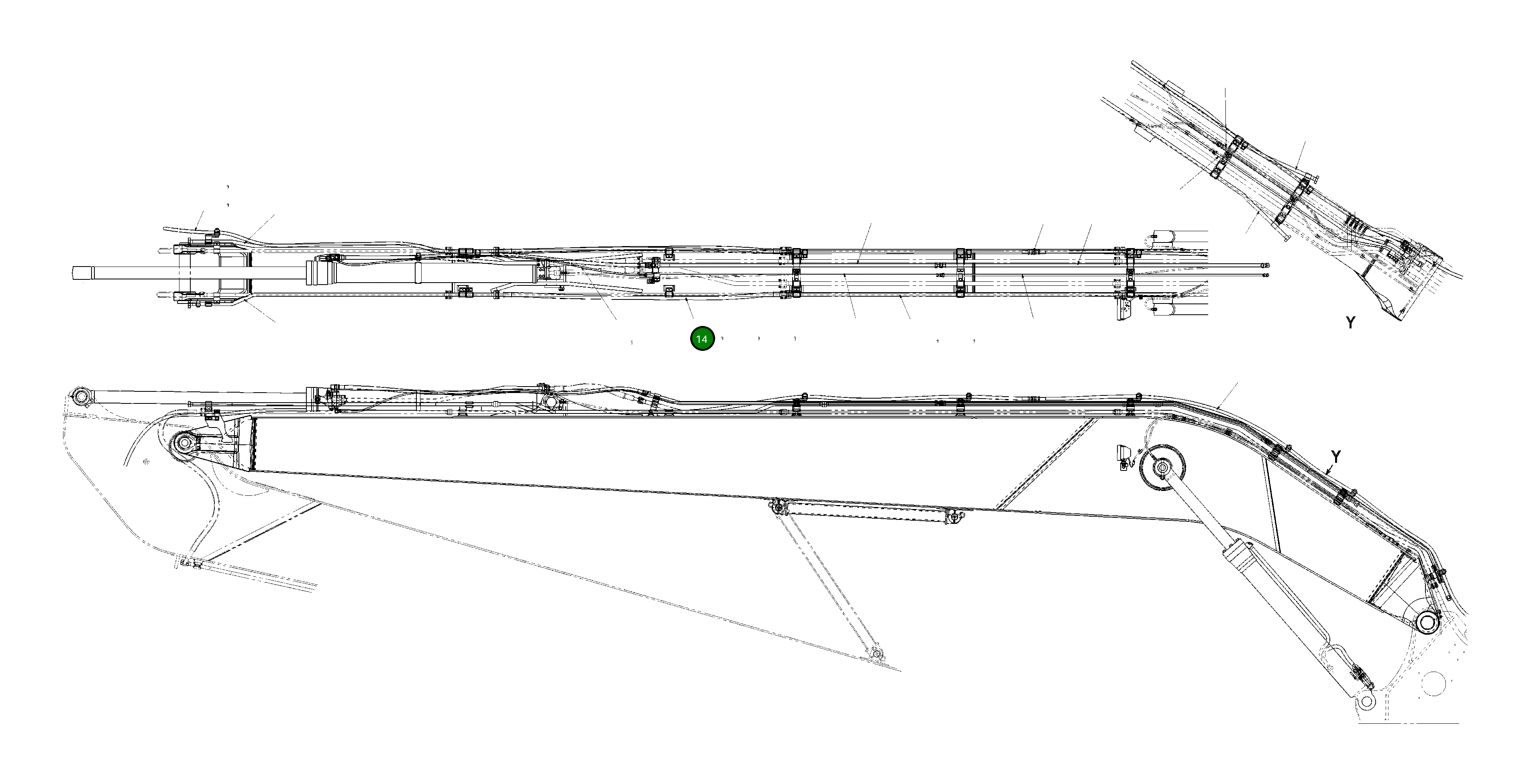 Шланг 07099-00628 Komatsu