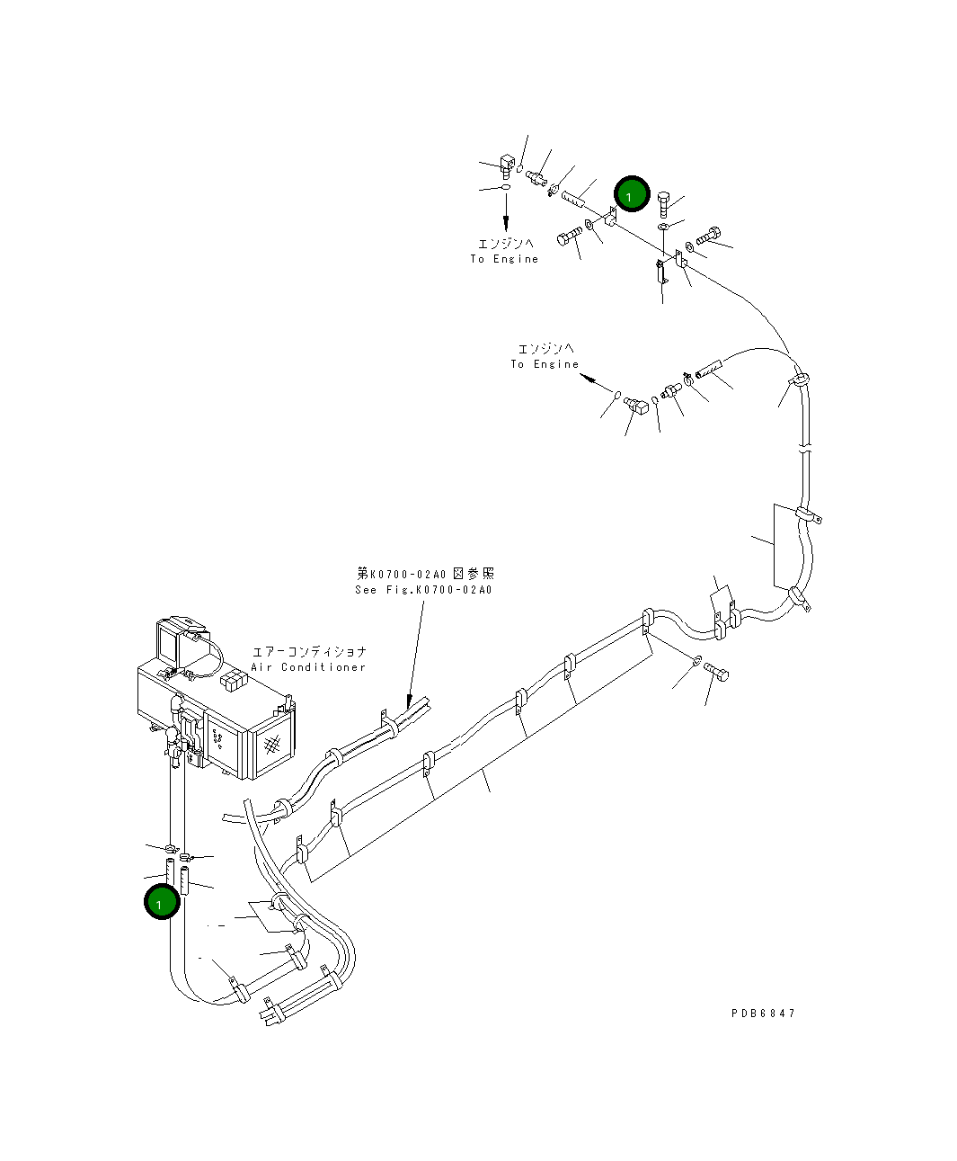 Шланг 09483-00576 Komatsu