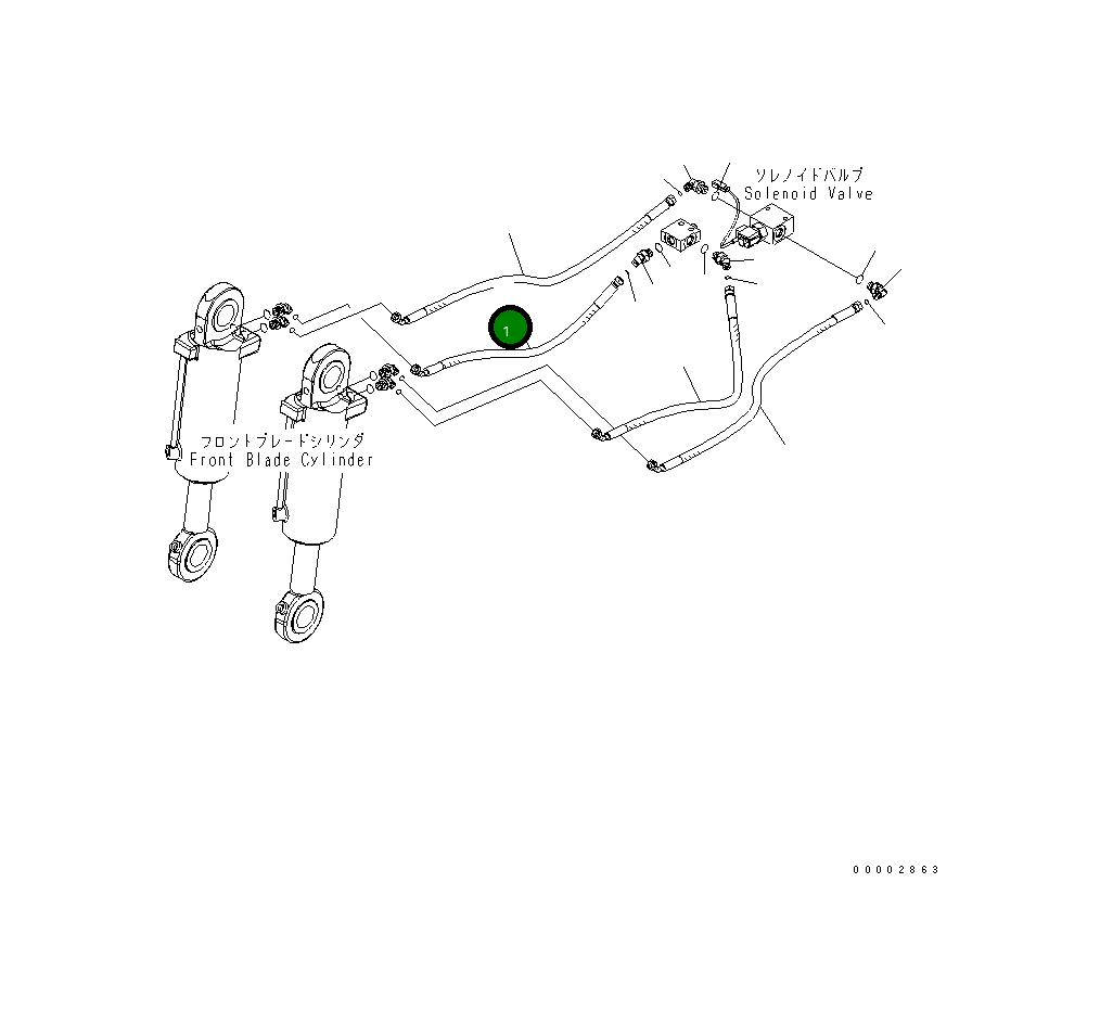 Шланг 02779-20307 Komatsu