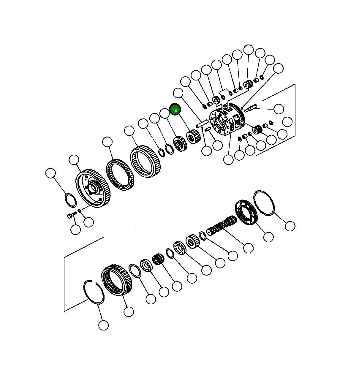 Шестерня 561-15-52242 Komatsu