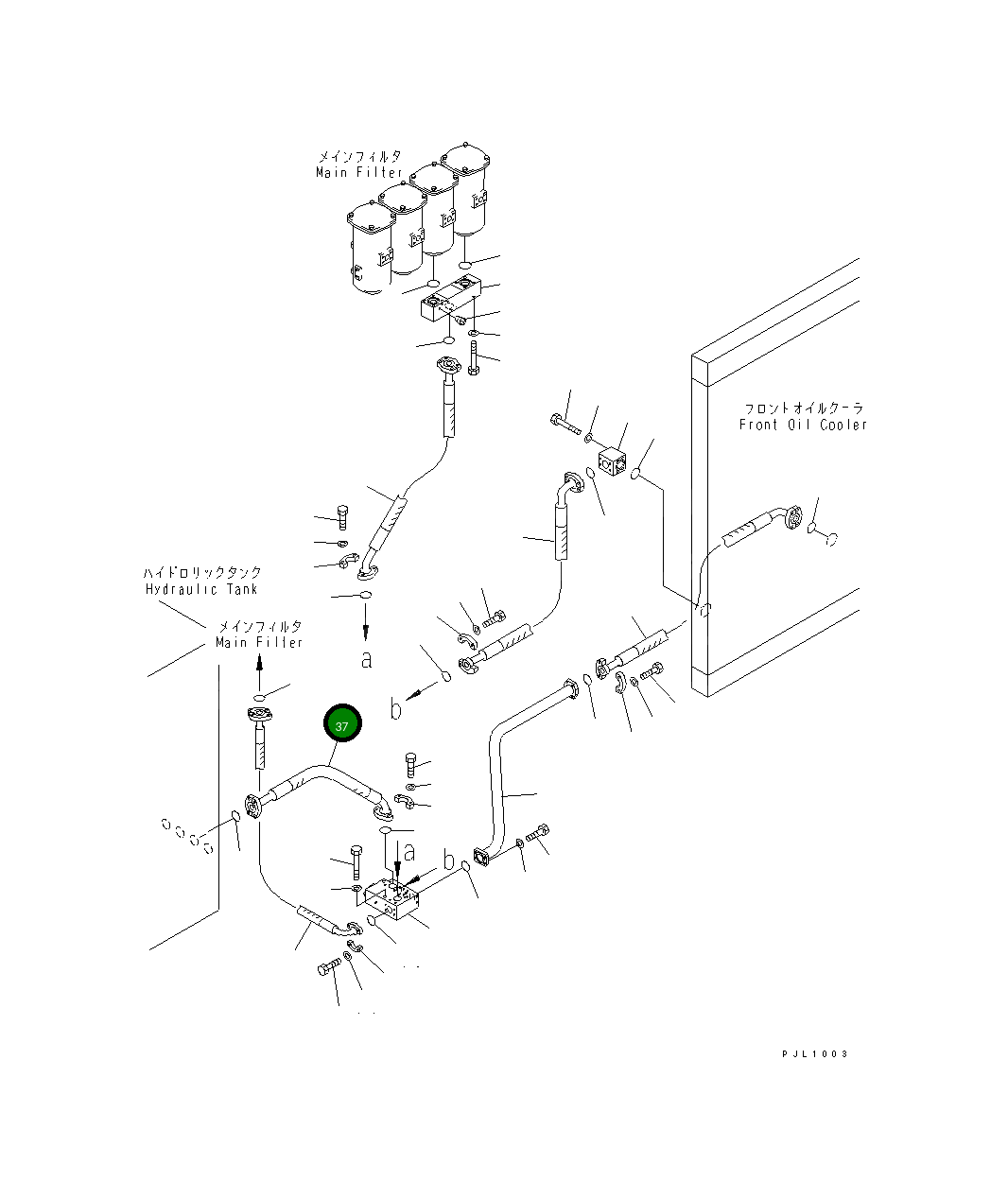 Шланг 07297-02009 Komatsu
