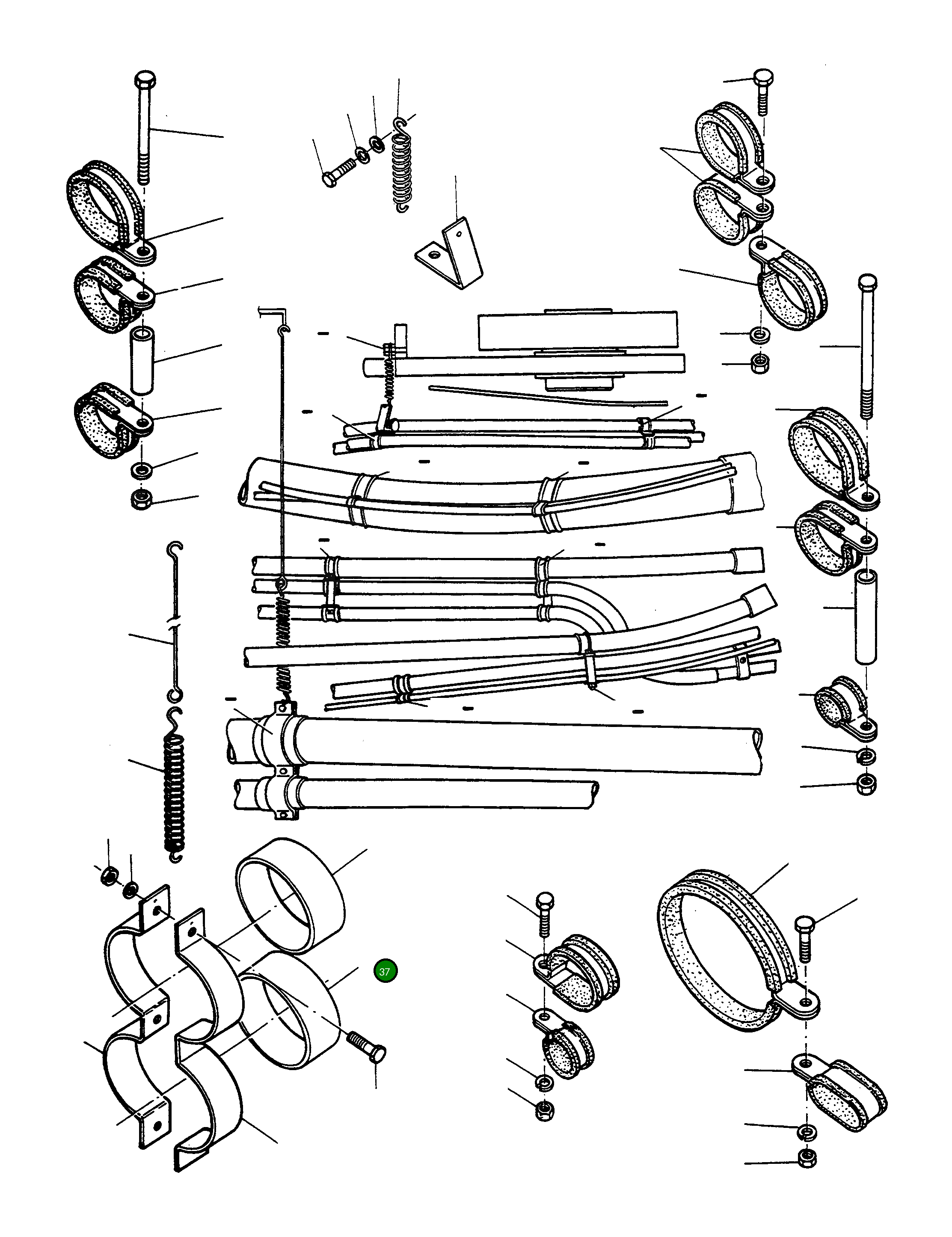 Шланг 1443899X1 Komatsu