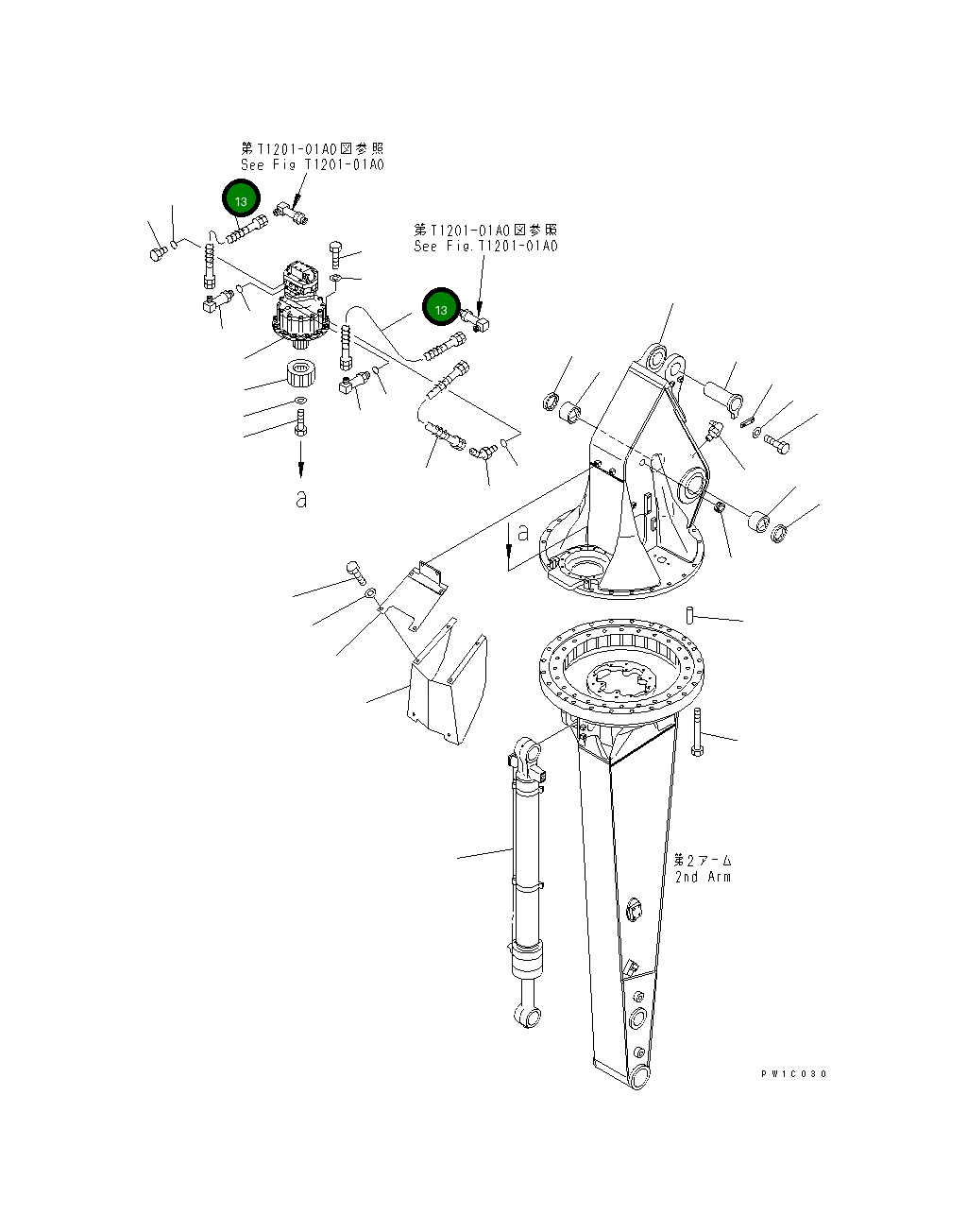 Шланг 07121-20510 Komatsu