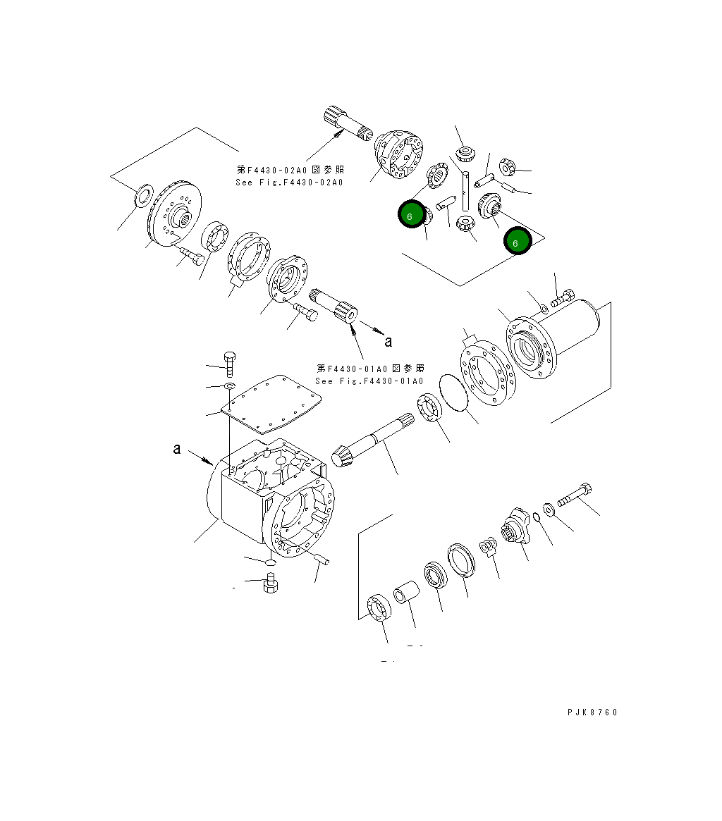 Шестерня 363-22-31430 Komatsu