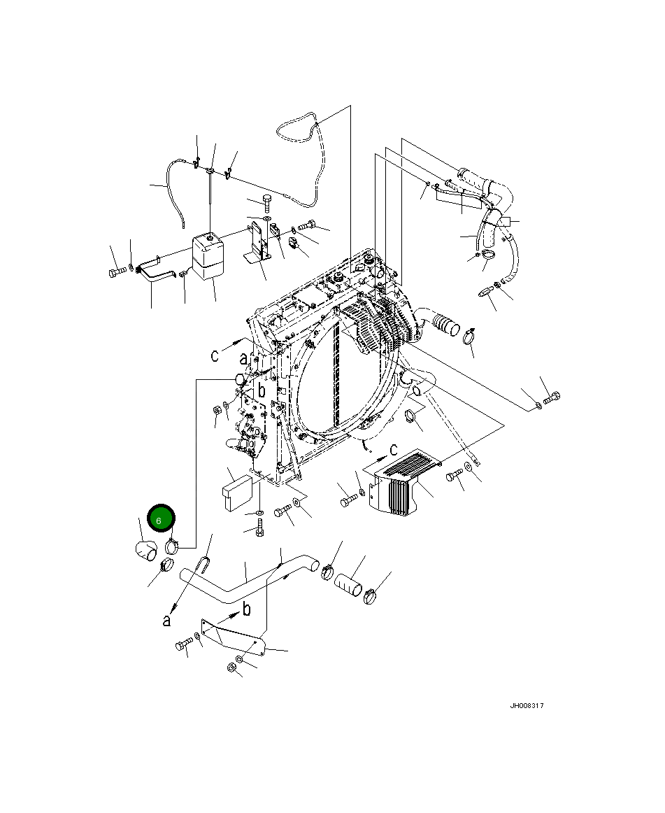 Шланг 207-01-72372 Komatsu