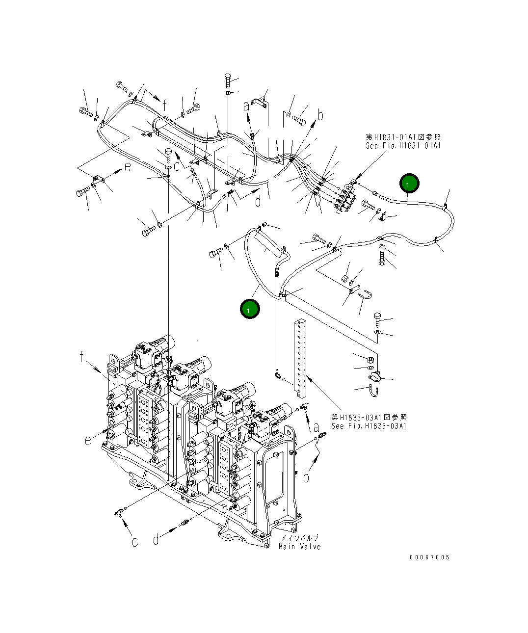Шланг 02762-00449 Komatsu
