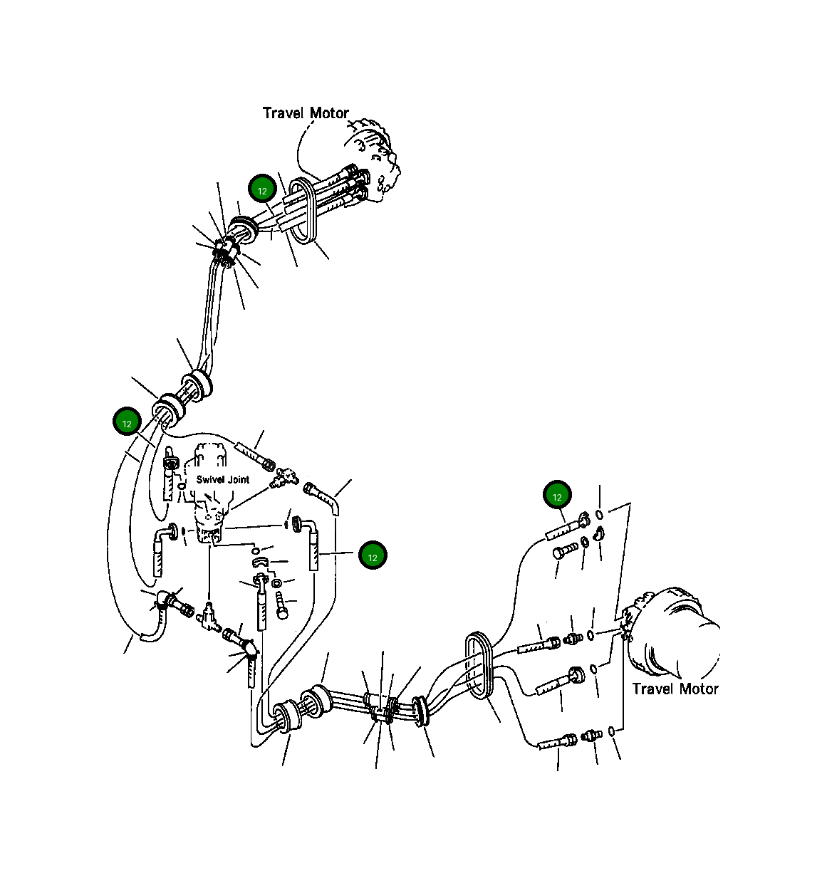 Шланг 208-62-63370 Komatsu