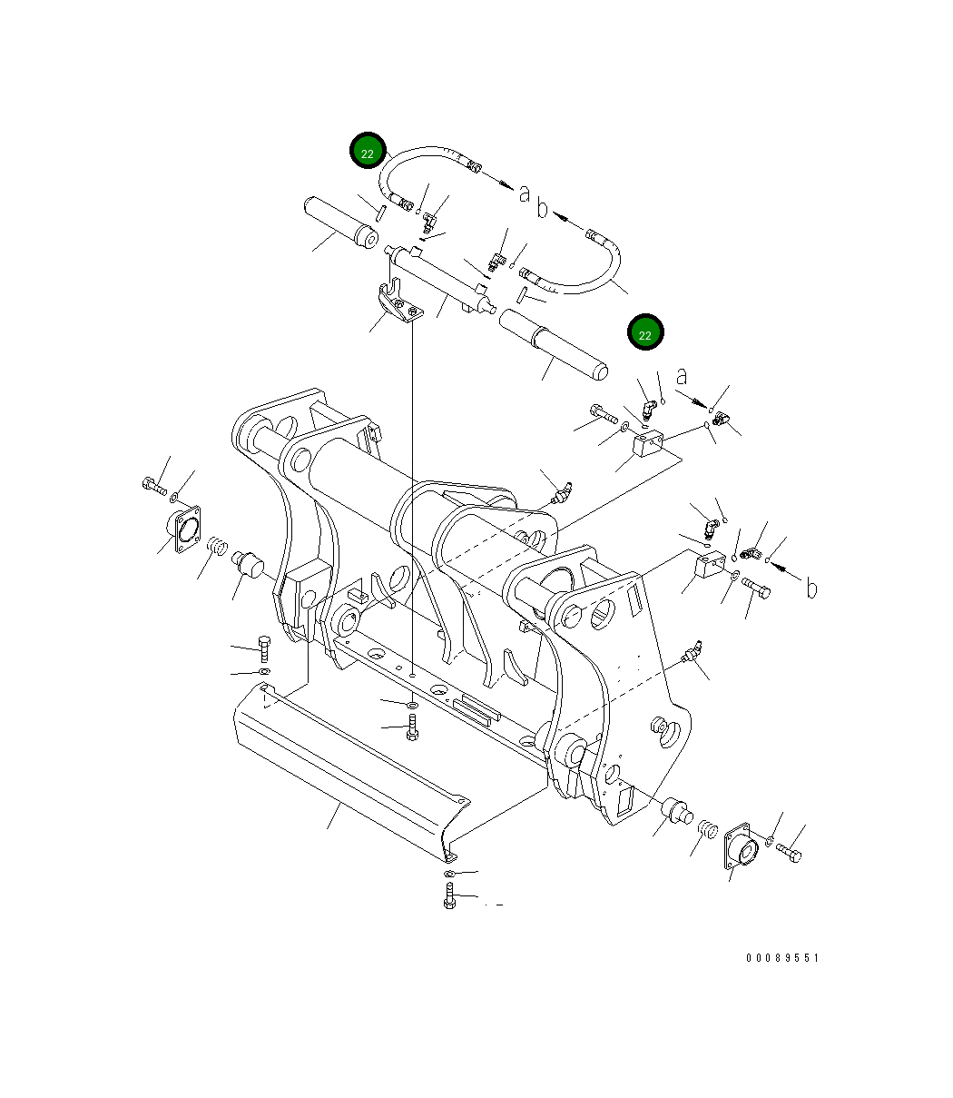 Шланг 02753-203A4 Komatsu