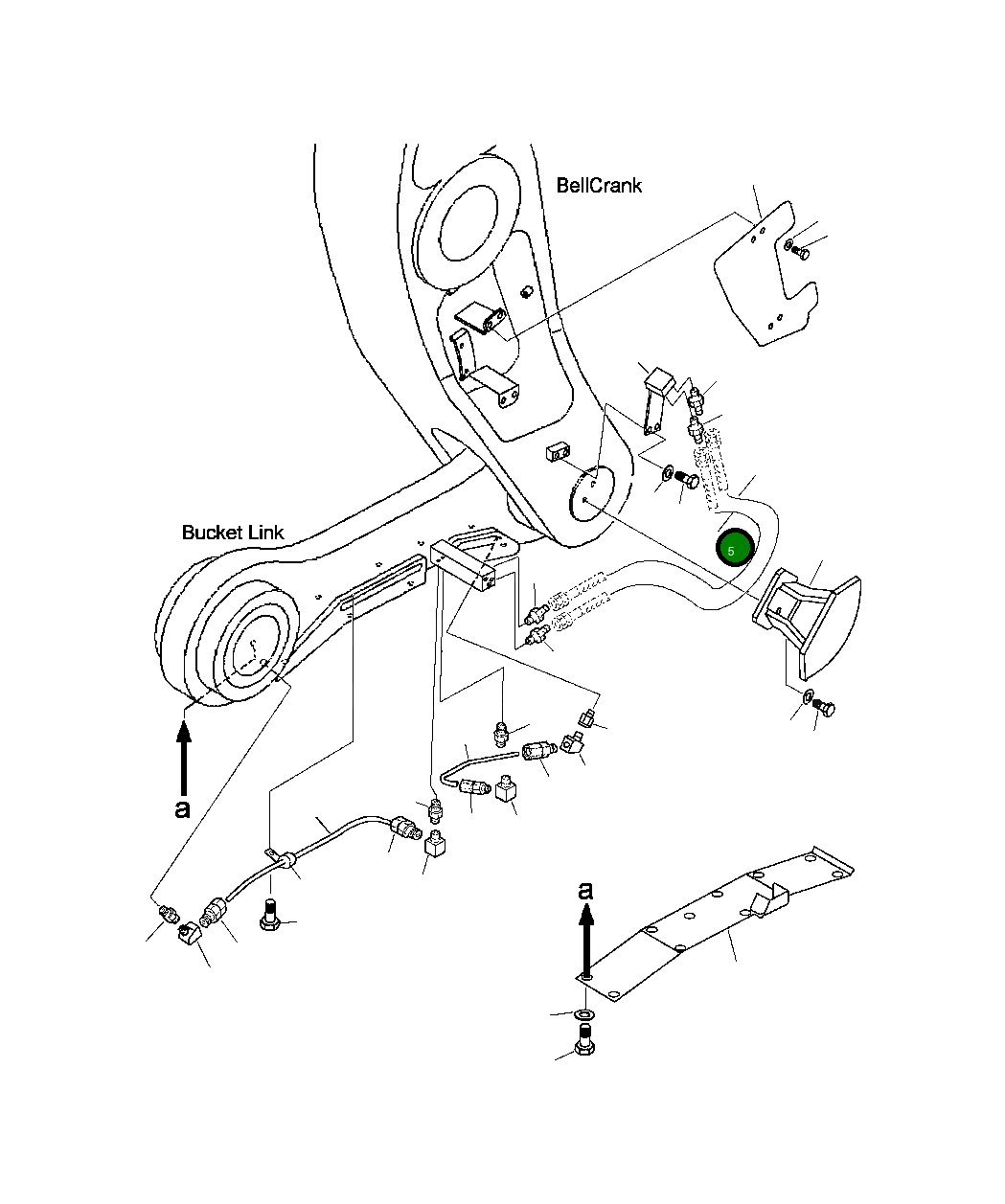 Шланг 07086-20208 Komatsu
