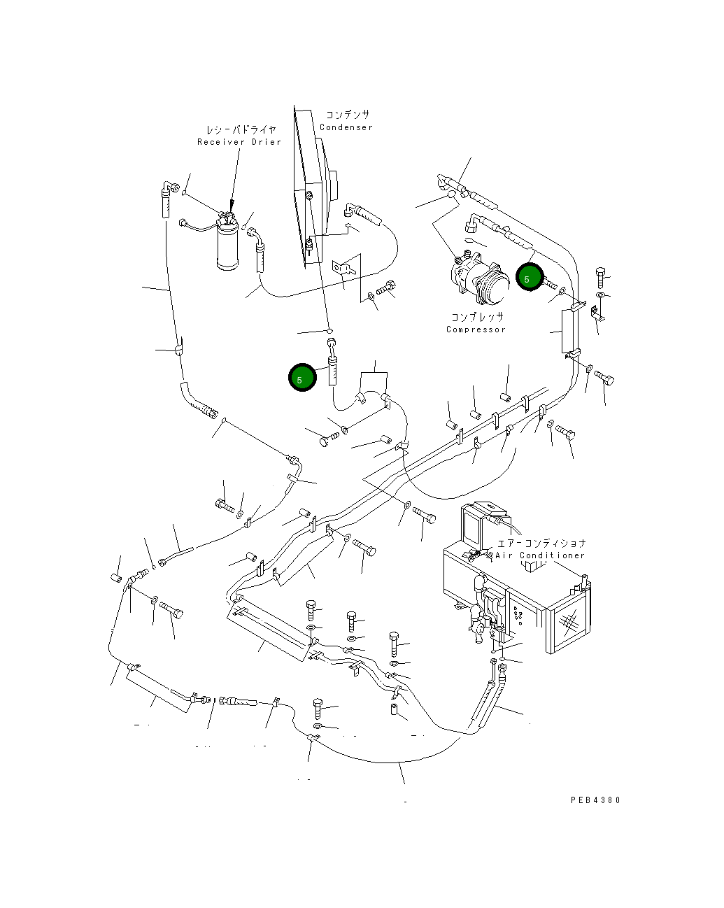 Шланг 207-979-K321 Komatsu