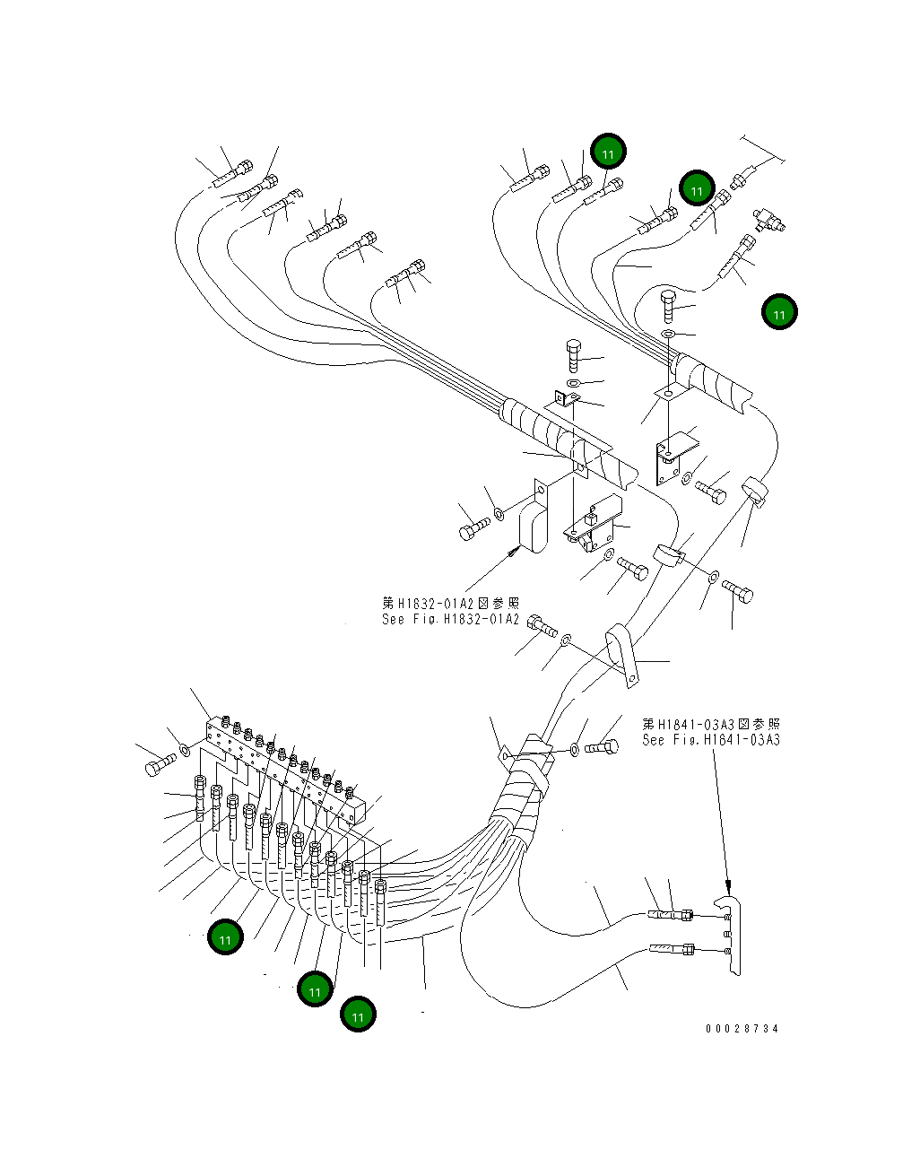 Шланг 07621-10333 Komatsu