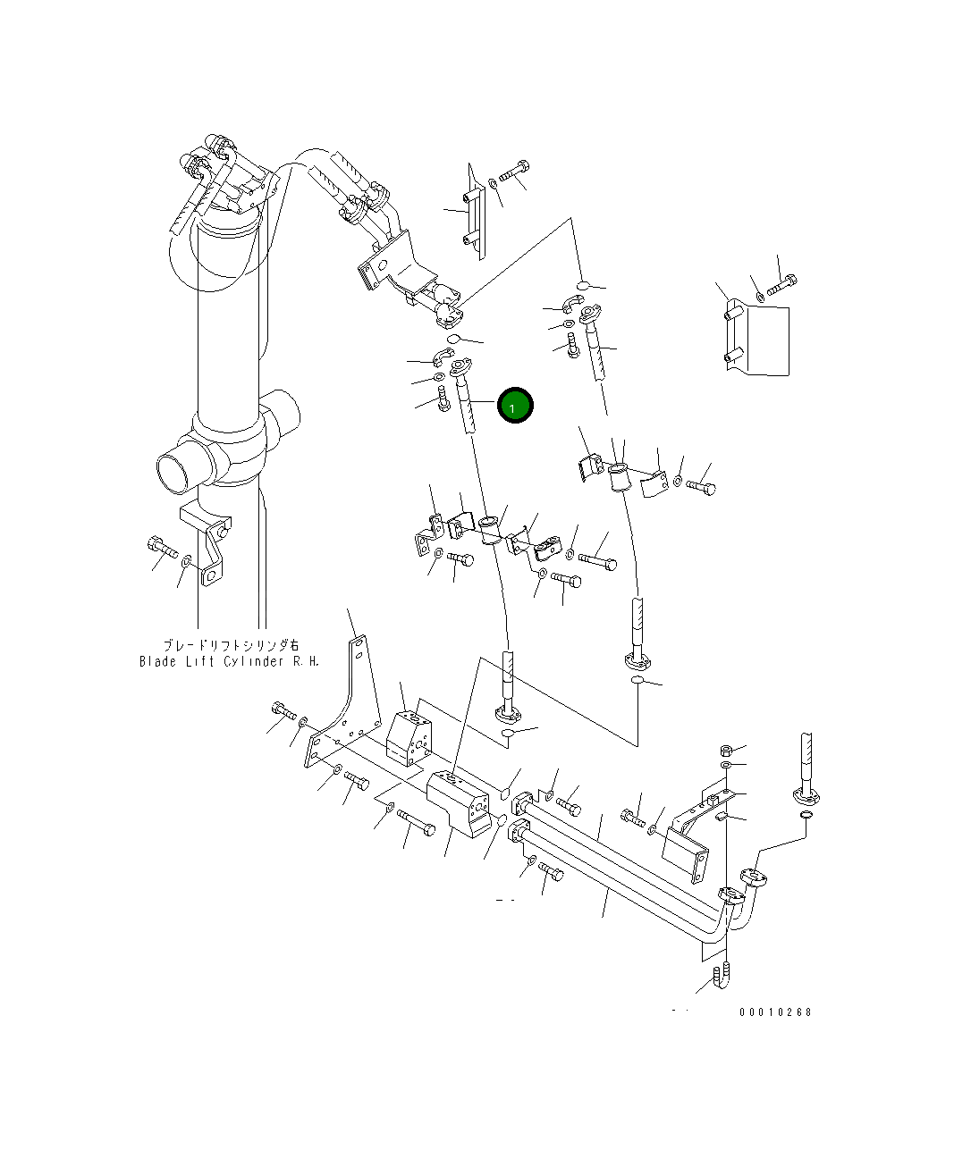 Шланг 07125-01215 Komatsu