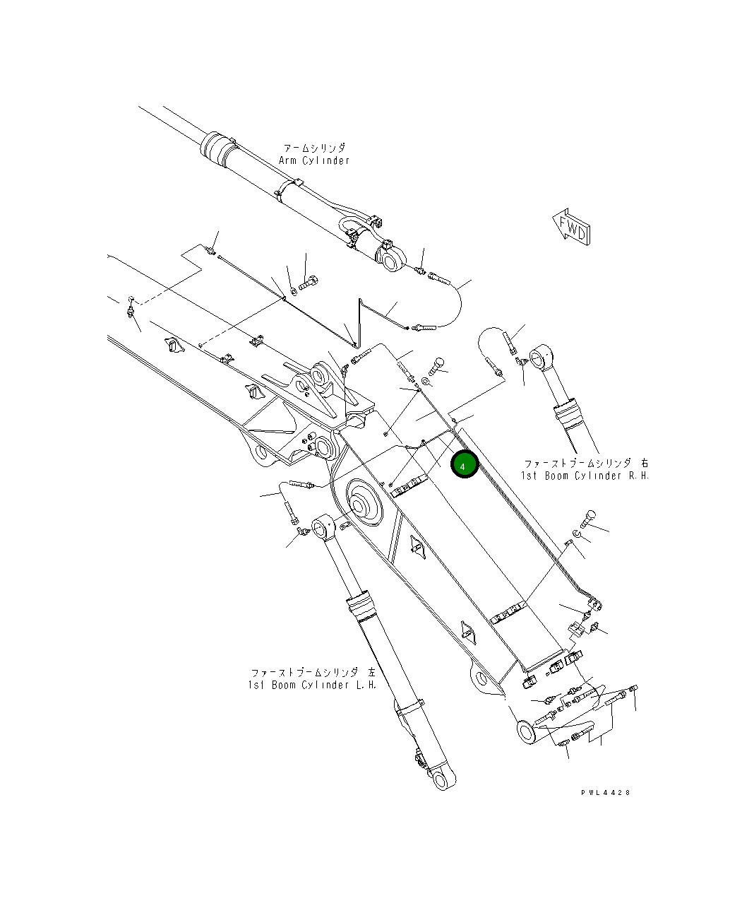 Шланг 208-966-K790 Komatsu