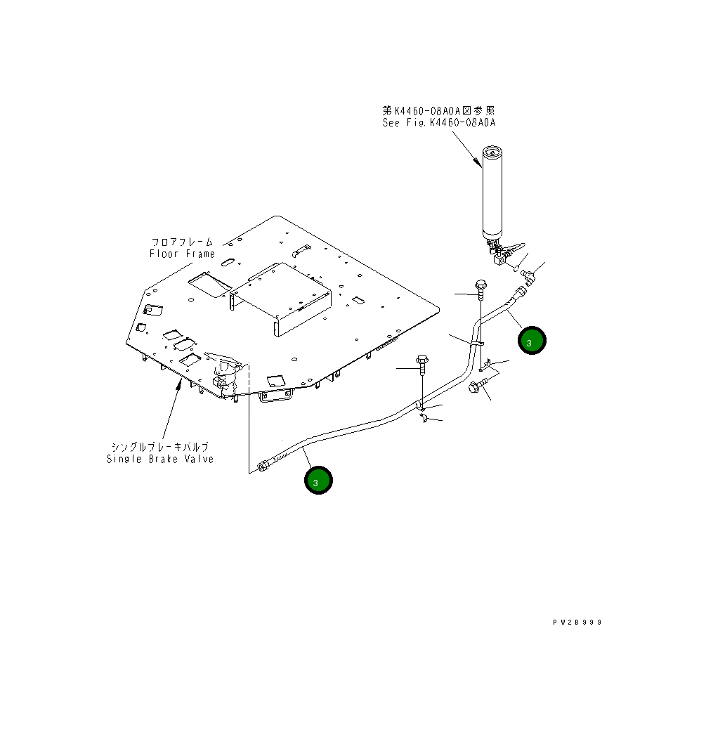 Шланг 07624-00420 Komatsu