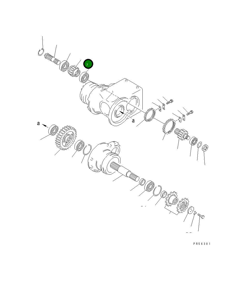 Шестерня 234-22-51130 Komatsu