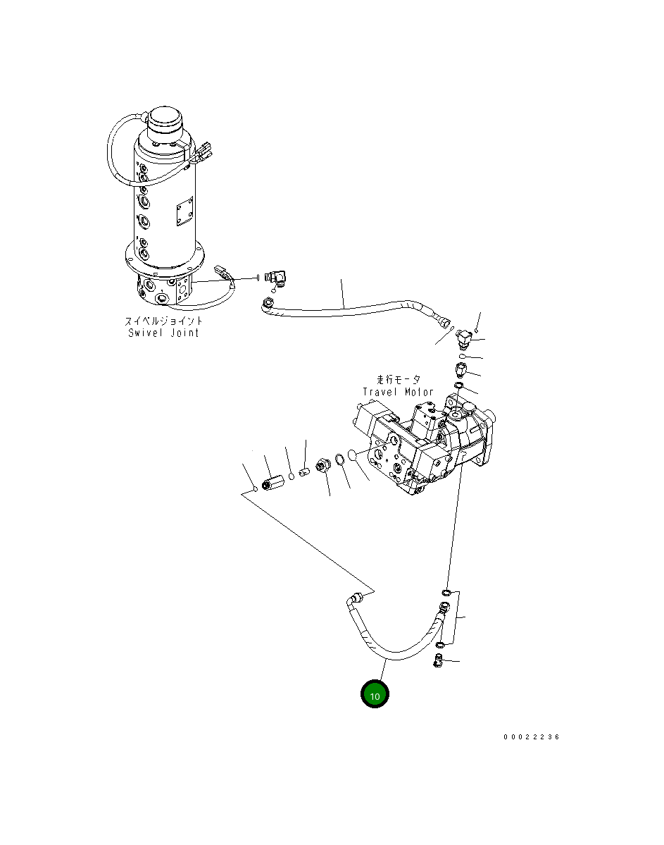 Шланг 20G-62-32290 Komatsu
