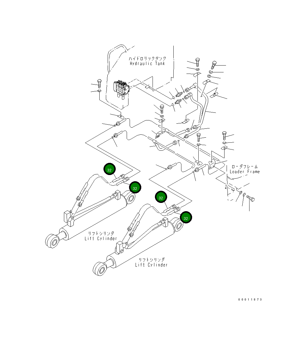 Шланг 104-62-51161 Komatsu