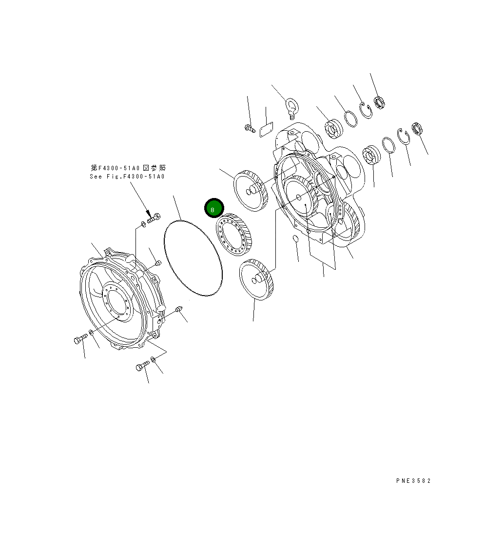 Шестерня 711-53-11343 Komatsu