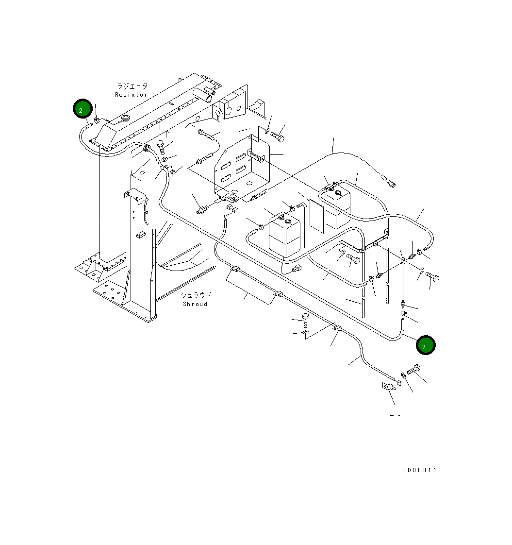 Шланг 209-03-78190 Komatsu