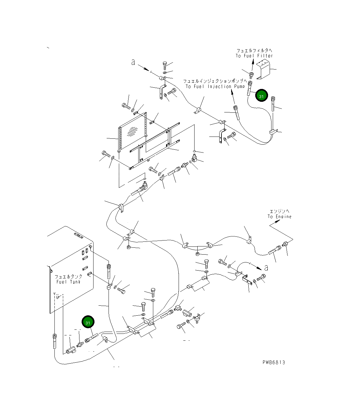 Шланг 07102-20546 Komatsu