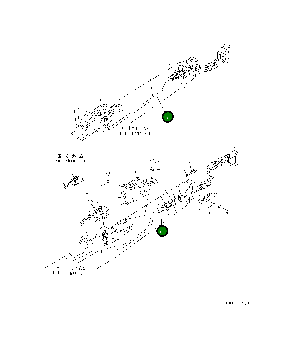 Шланг 198-71-62280 Komatsu