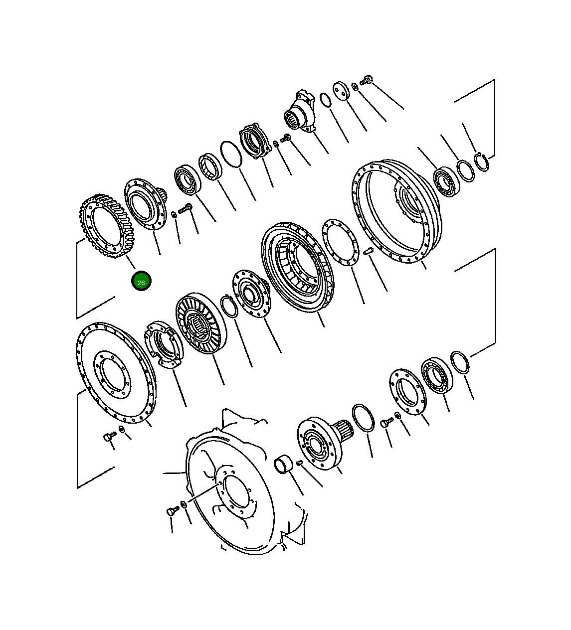 Шестерня 711-47-31340 Komatsu