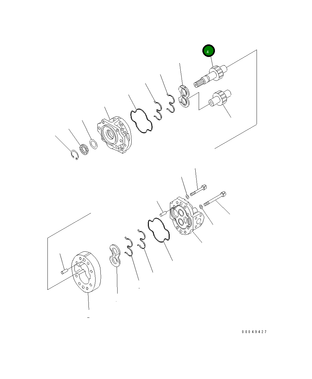 Шестерня 705-18-42650 Komatsu